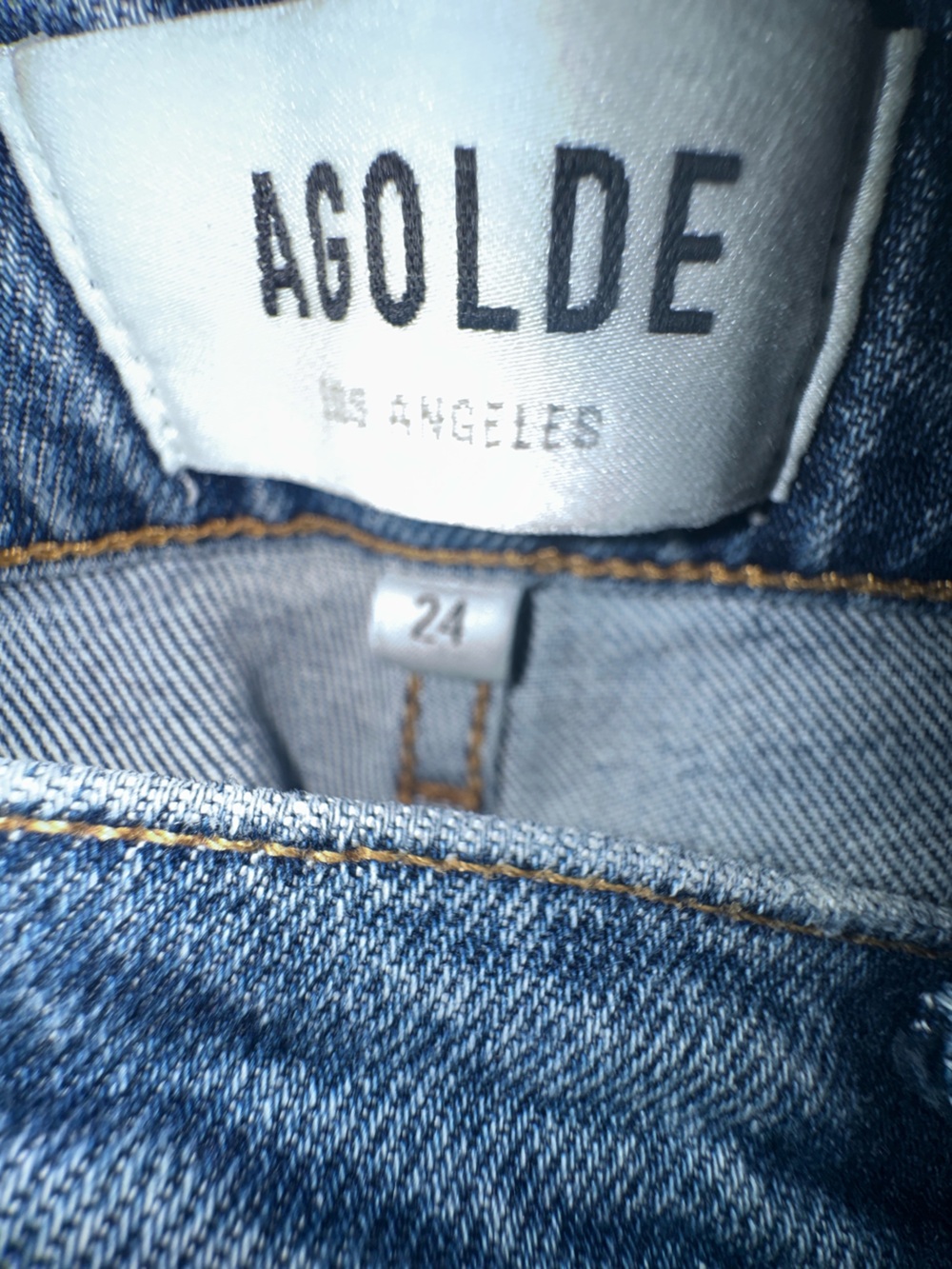 Agolde High Rise Riley jeans size 23 - Picture 6 of 6